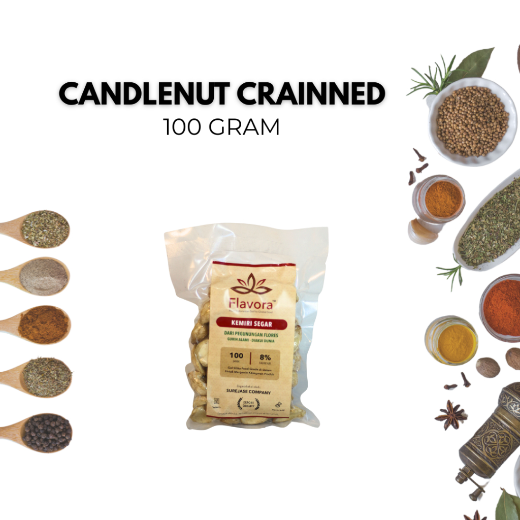 

Flavora Kemiri Flores 100 Gram - Product Candlenut 100 Gram