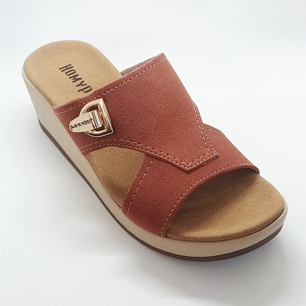 Homyped Marisa N61 Sandal Wedges Slop Wanita Sandal Wanita Sandal Homyped Ori