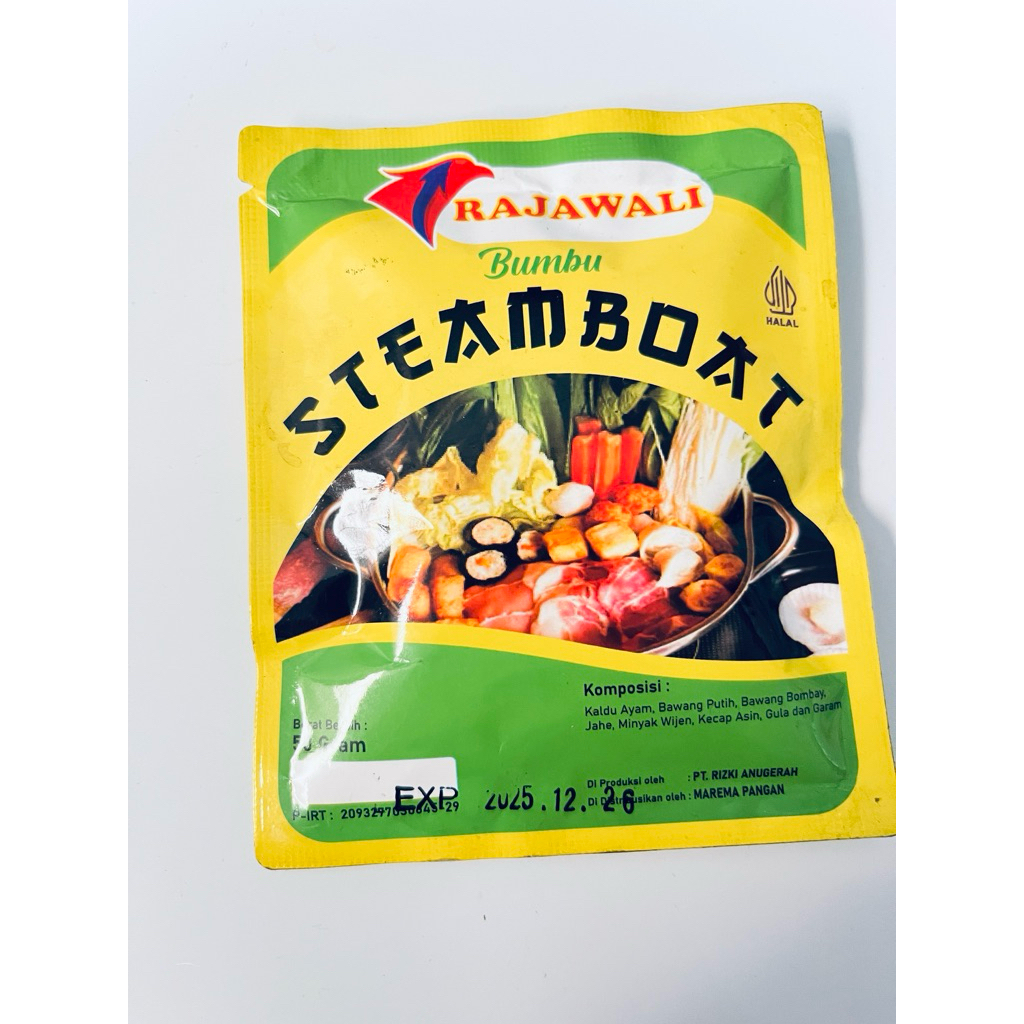 

Rajawali bumbu steamboat 50gr || bumbu steamboat instan siap pakai