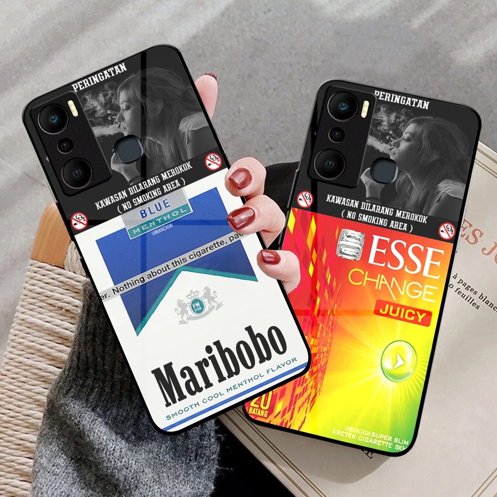 Softcase Glass Case Infinix Hot 20s Terbaru [Rokok M50] Case infinix hot 20i - Casing Handphone Hot 