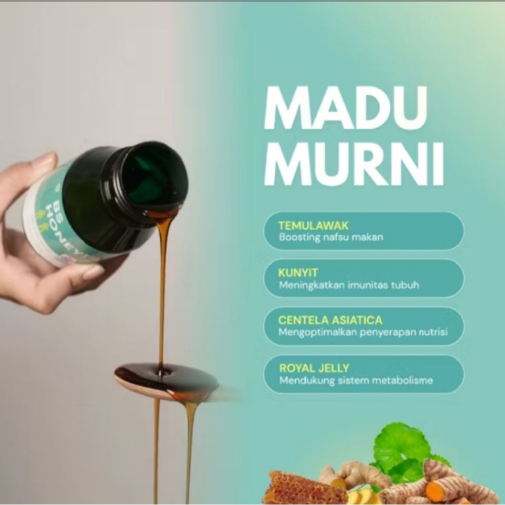 

PRELOVED BS HONEY 100ml || MADU PENGGEMUK BADAN || 100% REMPAH HERBAL ED 2027 || MADU MURNI SEHAT ALAMI