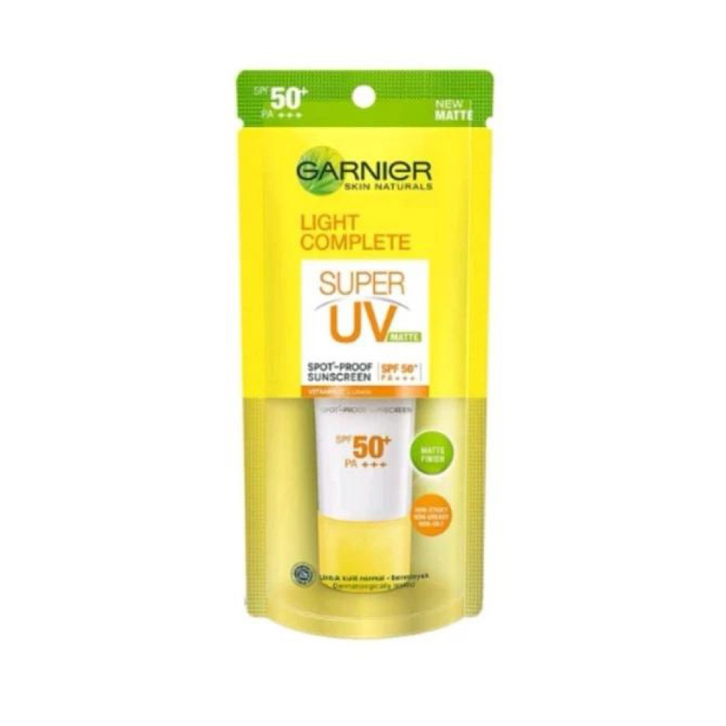 Garnier vitamin c super uv matte spf50+++ sunscreen garnier 15ml
