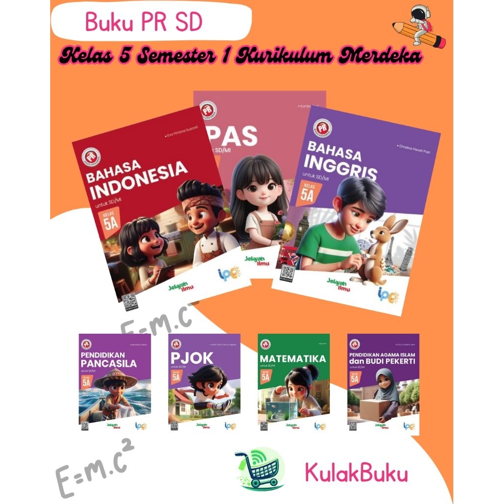 Buku PR Kurmer SD Kelas 5 Semester 1 Kurikulum Merdeka Intan Pariwara Edisi Terbaru