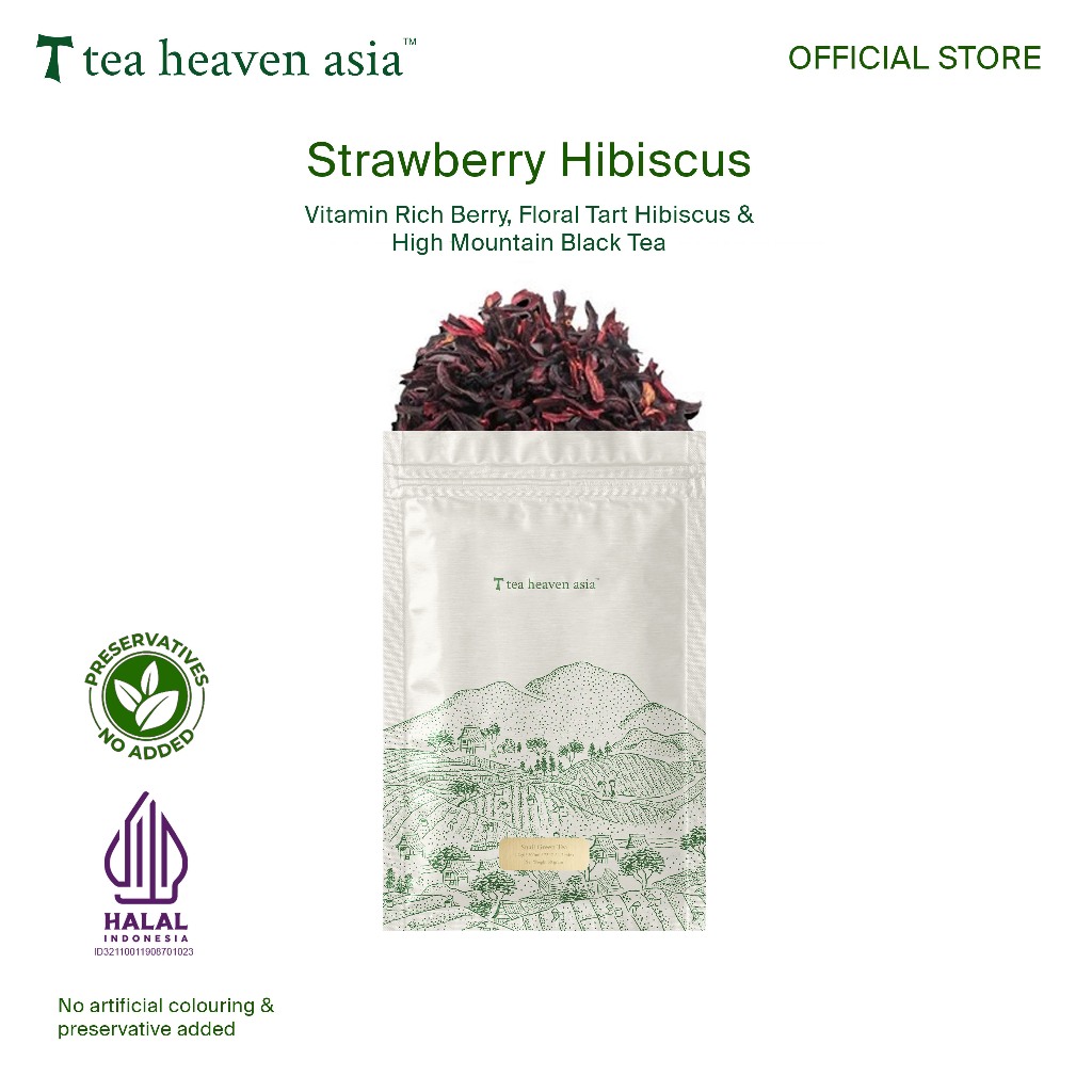 

Tea Heaven Strawberry Hibiscus Black Tea 40gr