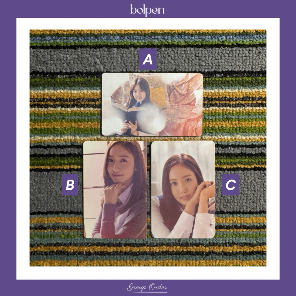 [READY STOCK] Photocard GFRIEND 3rd Mini Album Snowflake Rough Sowon Yerin Eunha Yuju Sinb Umji Kihn