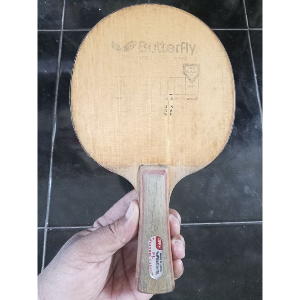 Kayu bet butterfly Primorac carbon old