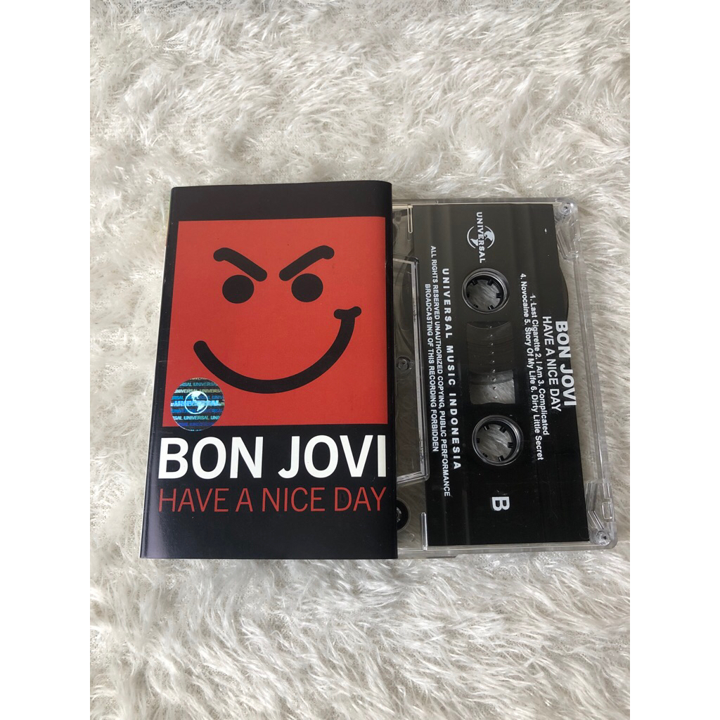 kaset pita bon jovi album have a nice day