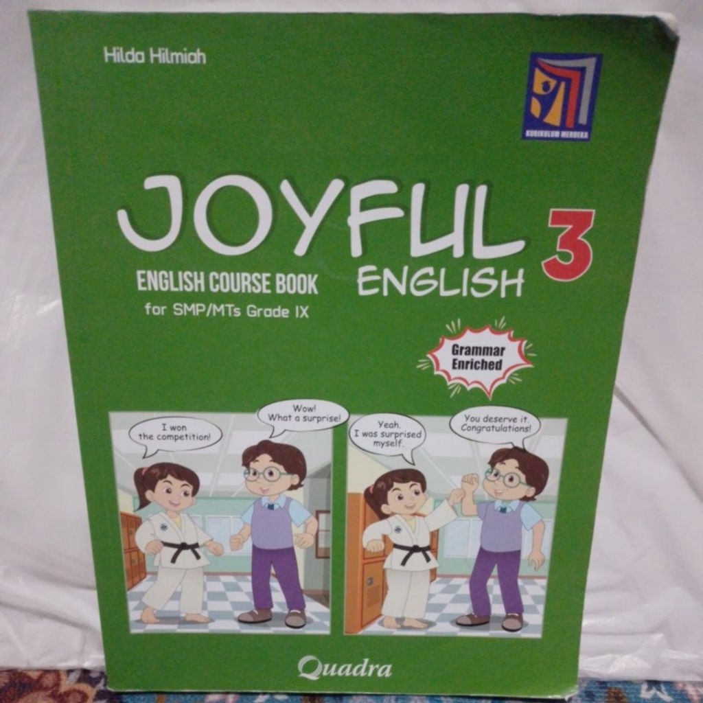 BUKU JOYFUL ENGLISH UNTUK SMP/MTS KELAS 9-3-IX KURIKULUM MERDEKA