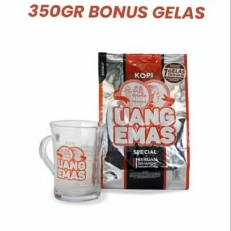 

KOPI UANG EMAS 350gr gratis gelas cantik!!