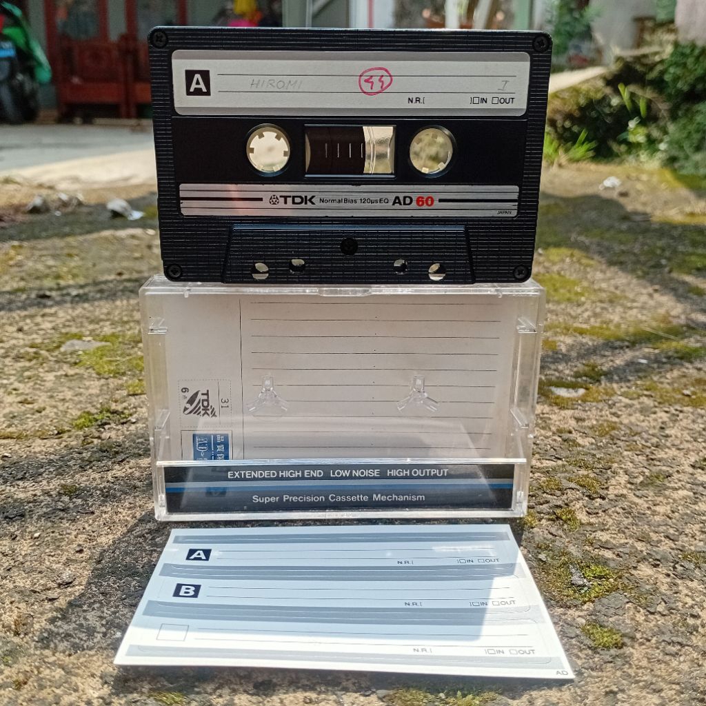 Cassette TDK AD 60 Type I Normal Position (1980) Made in Japan