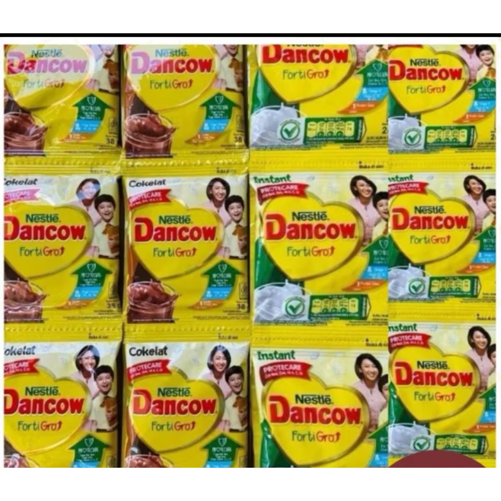 

DANCOW FORTIGRO INSTAN SACHET COKLAT 38g VANILLA 26g RENCENGAN 10pcs