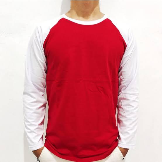 MERAH PUTIH KAOS LAGLAN KIMONO PAKAIAN PRIA DAN WANITA KAOS MERAH PUTIH PROMO