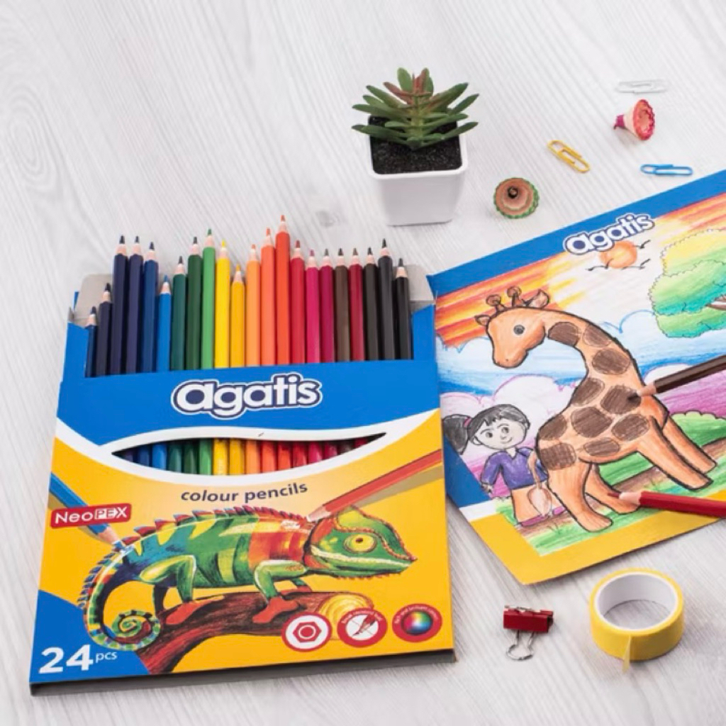 

Pensil Warna Agatis Neopex Color isi 24 pcs