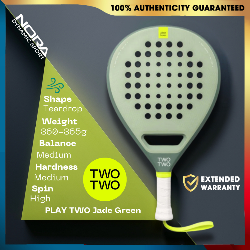 Two Two Play Two Jade Green Raket Padel 