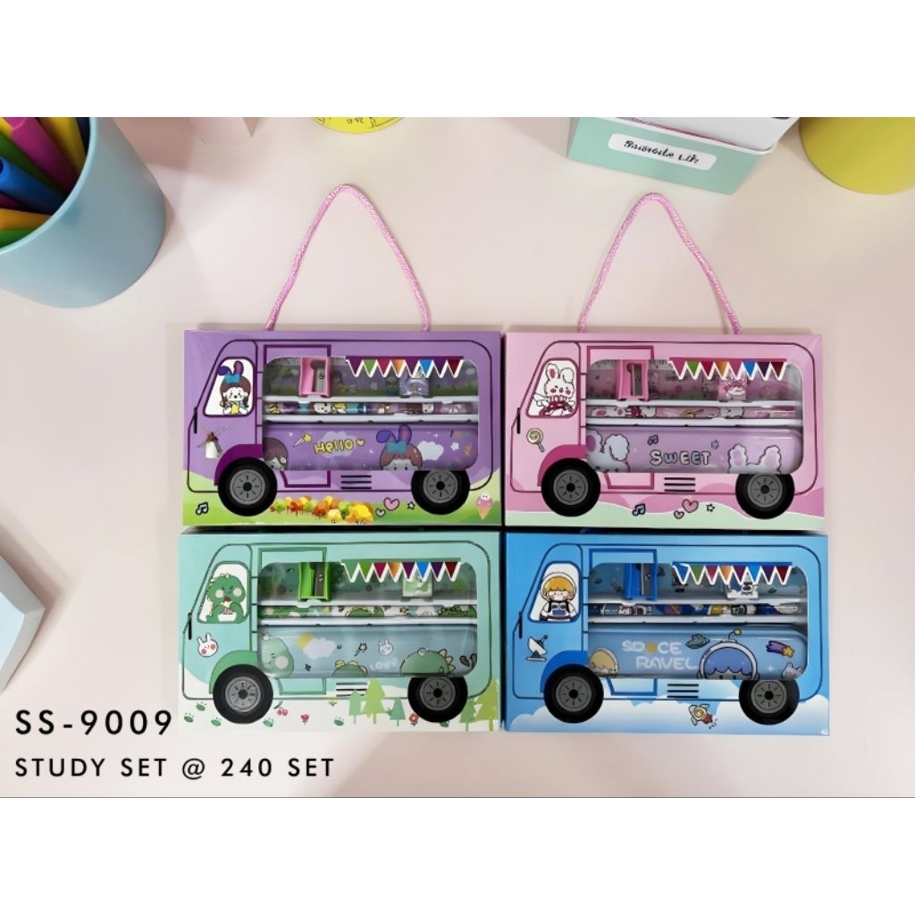 

Paket Alat Tulis Stationery Study Set SS-9009