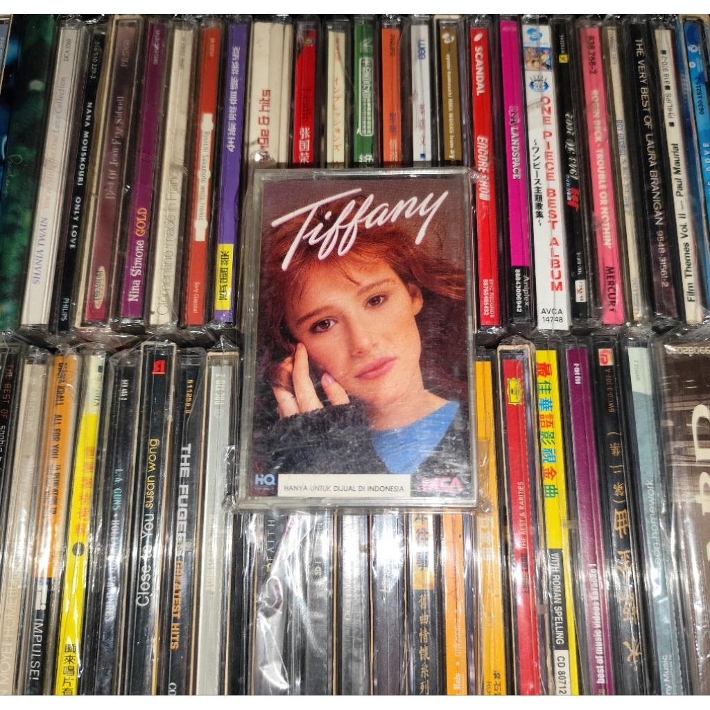 Kaset Tiffany - Selftitled ( Debut Album) Hits Singles Danny, I Think We're Alone Now, Could've Been