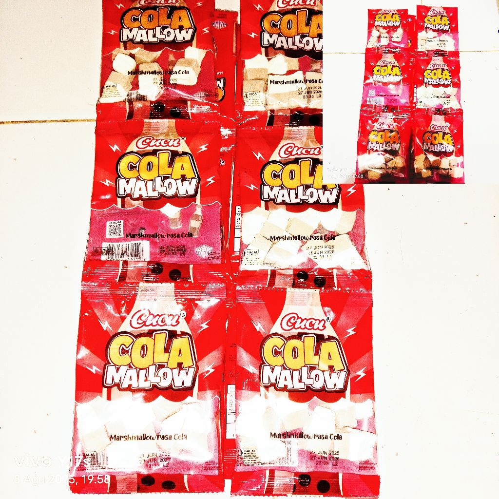 

Marshmallow Cucu Cola 10g