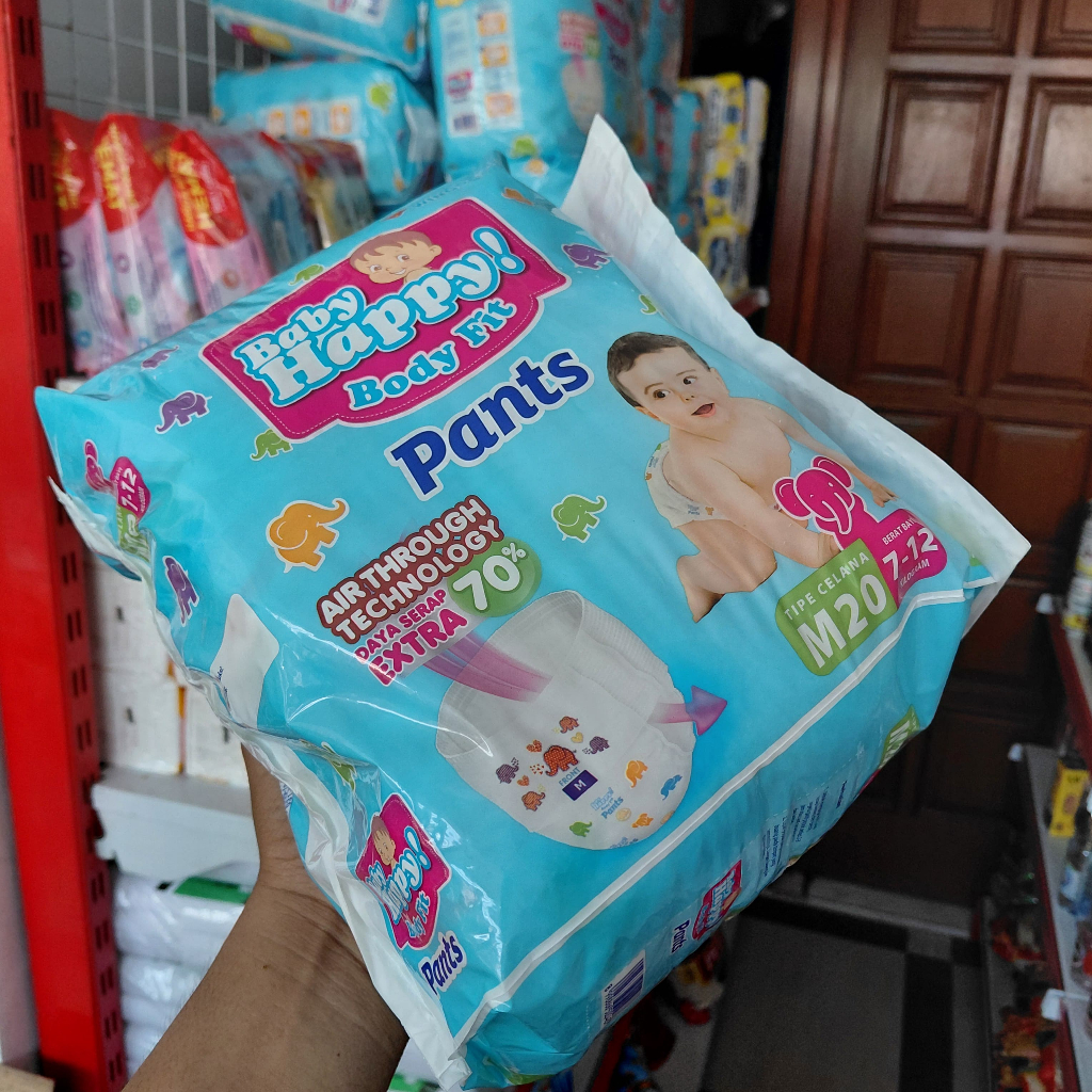 Baby Happy Body Fit Pants M Isi 20pcs