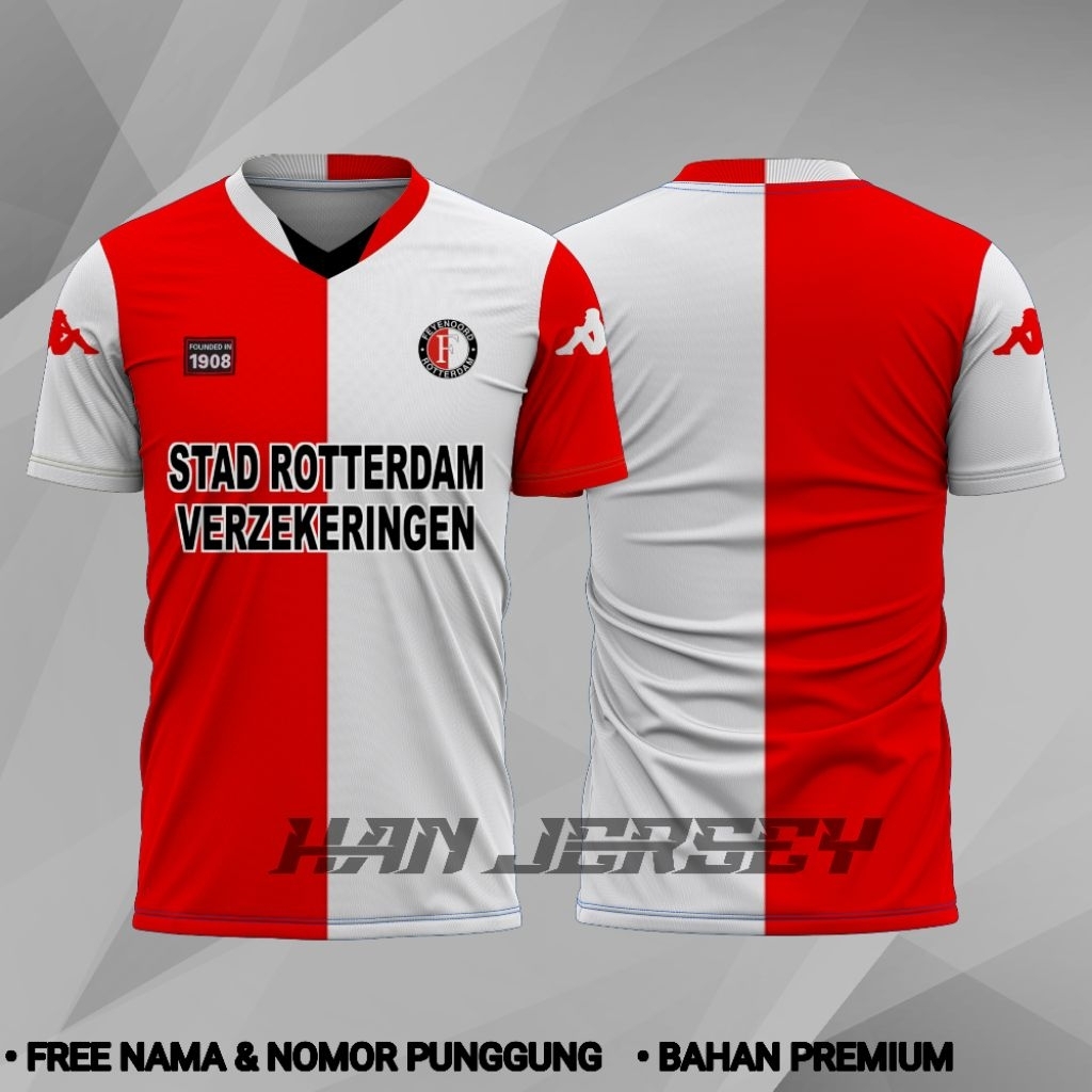Jersey Feyenoord Retro 2002 Full Printing