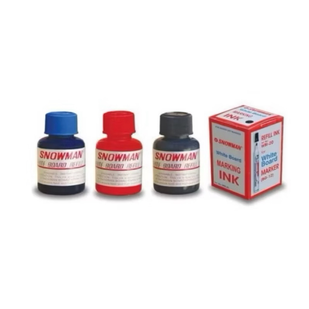 

Tinta Refill Snowman Non Permanen | Tinta Refill Spidol Snowman Whiteboard | Tinta Snowman