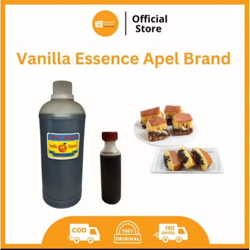 

Vanilla Essence Vanilla Super Wangi Apple Brand Apel Packb ± 80gr