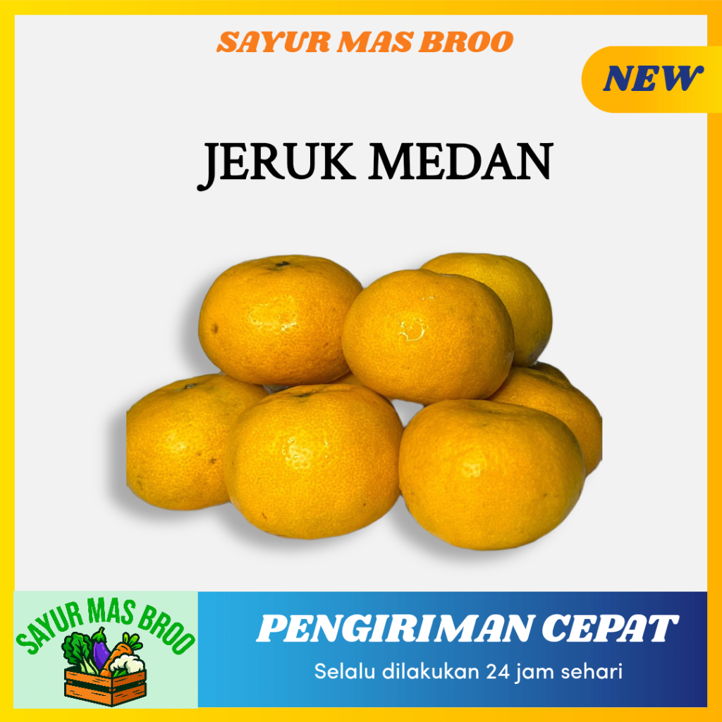 

Jeruk Medan Manis - Toko Sayuran Mas Broo Kota Palembang