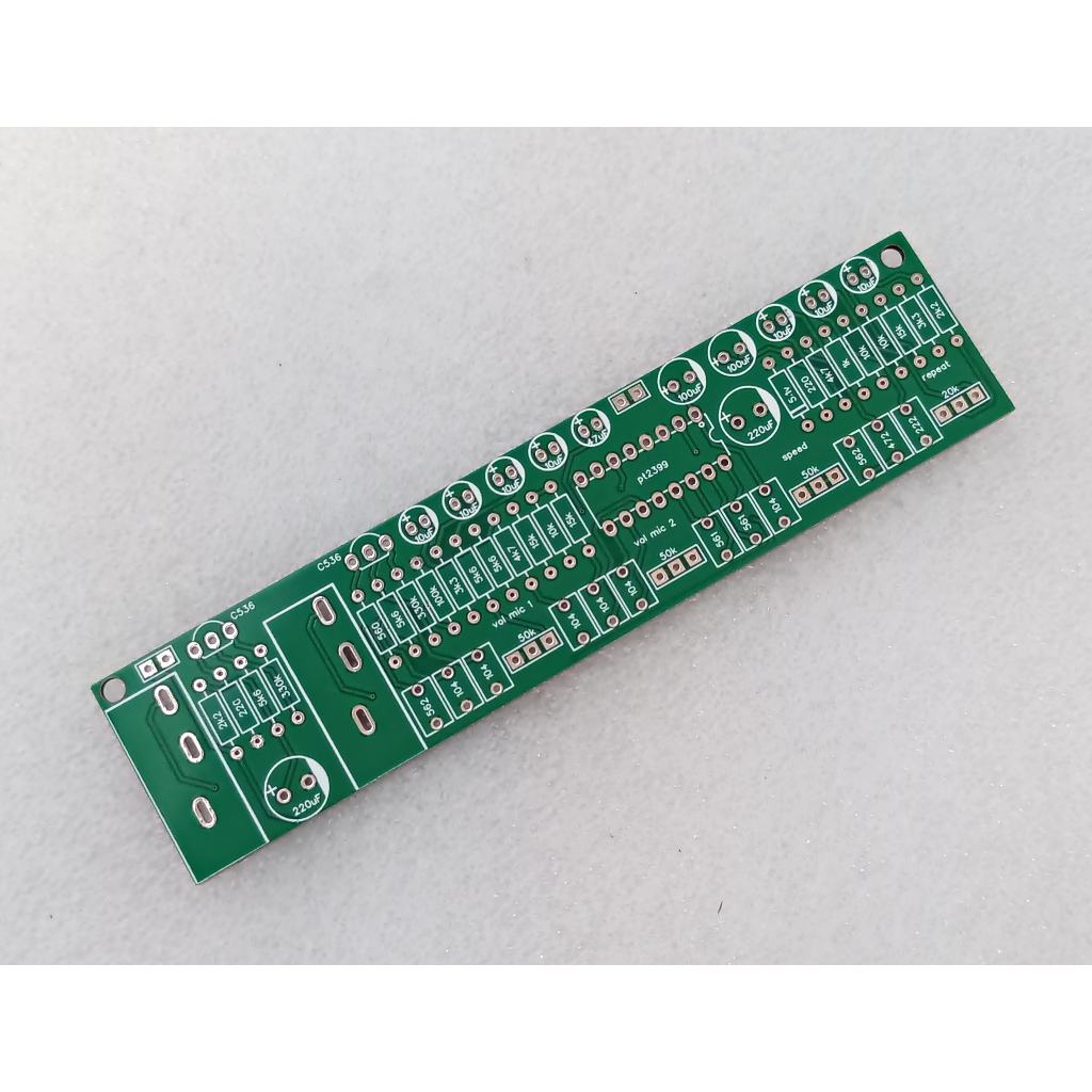 PCB Echo PT2399 Pre Amp Mic V.2