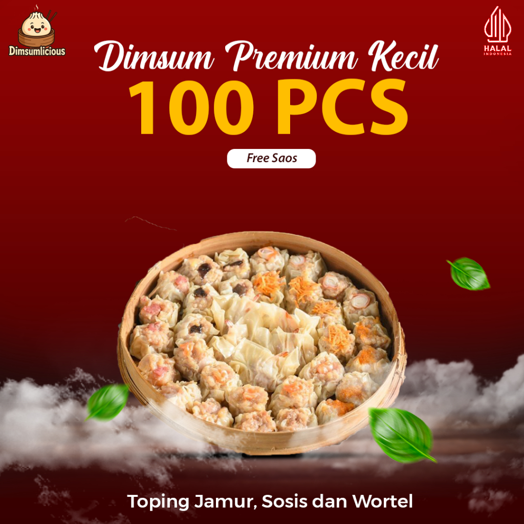 

Dimsum Premium – 100 pcs Frozen – 100% Halal