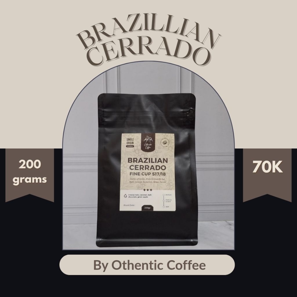 

Ready BRAZILIAN CERRADO | 100% Biji Kopi asli by Othentic Coffee Roastery