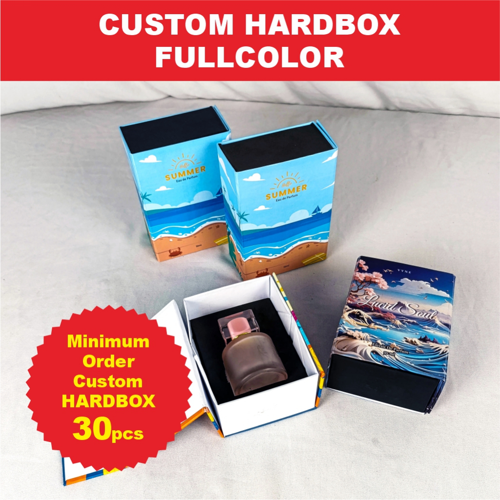

[NEW PRODUK] Custom Hardbox Parfum hardcover Fullcolor minimum order HANYA 30pcs