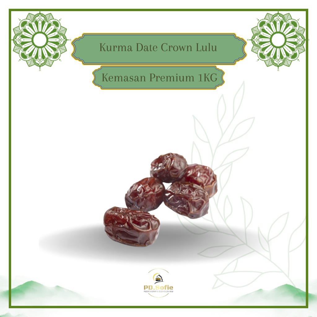 

Kurma Date Crown Lulu 1 kg BOX premium