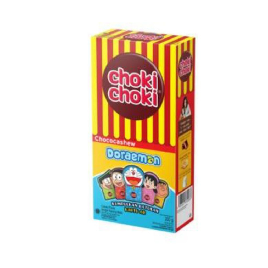 

CHOKICHOKI CHOCOCASHEW PER PACK ISI 20 x 10 GRAM