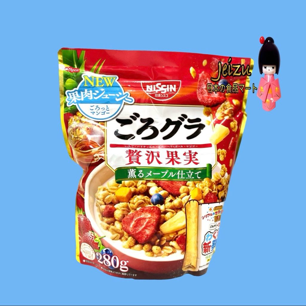 

A849 NISSIN PREMIUM GRANOLA FRUITS 280gr (Sereal Sehat Jepang)