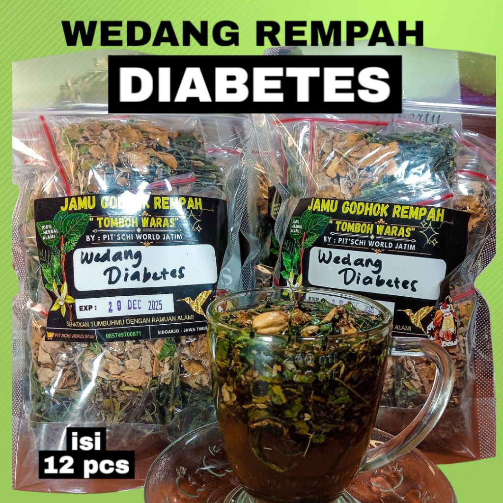 

WEDANG REMPAH DIABETES PREMIUM 1 PACK ISI 12 PCS// WEDANG REMPAH KESEHATAN DIABETES// WEDANG KESEHATAN DIABETES 1 PACK