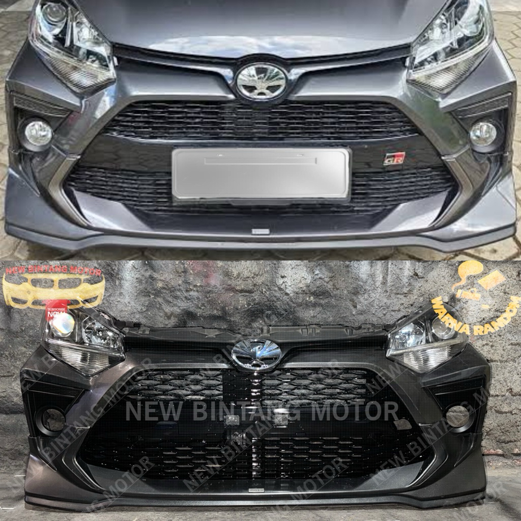 Bumper depan grill headlamp toyota agya GR TRD facelift 2019 2022 original