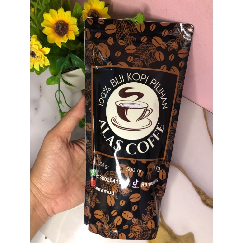 

kopi hitam bubuk halus robusta 200g 100% murni asli aceh khas kutacane