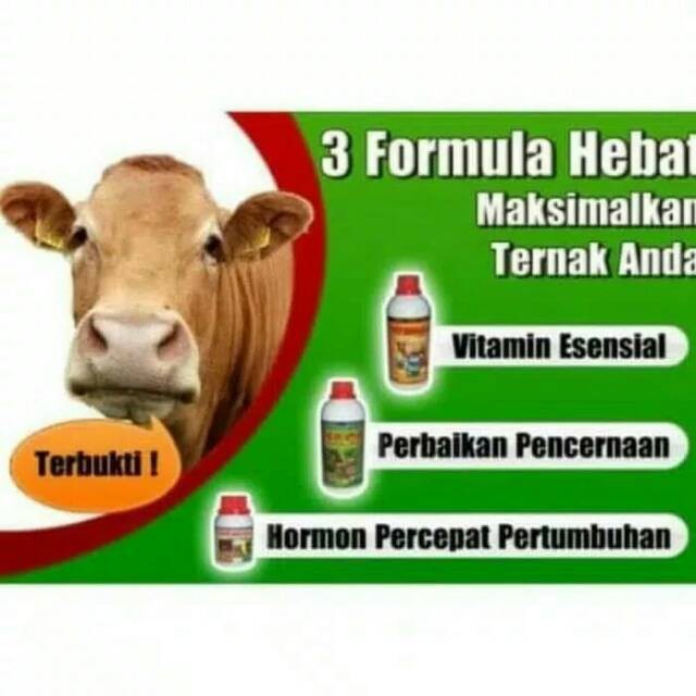 paket vitamin boster sapi/NASA/untuk penggemukan dan meningkatkan kualitas daging sapi