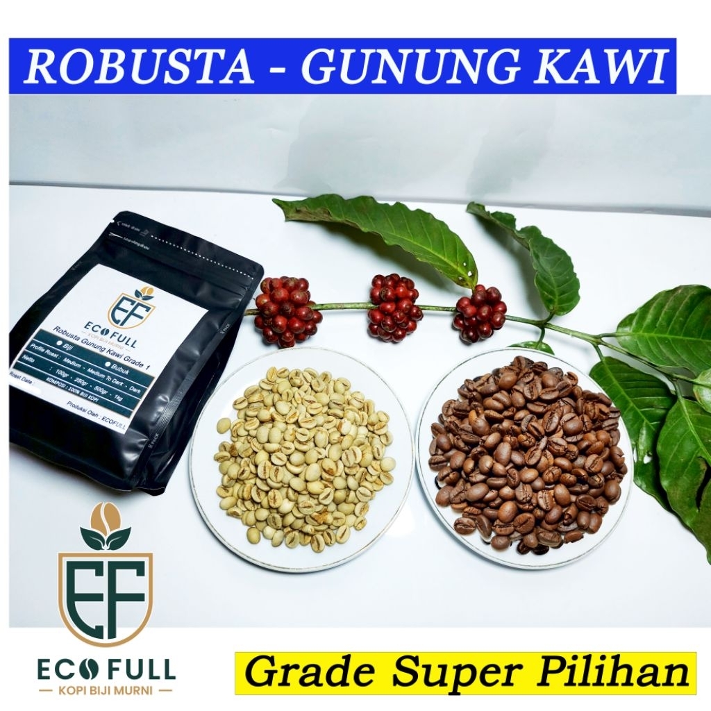 

kopi murni robusta gunung kawi super