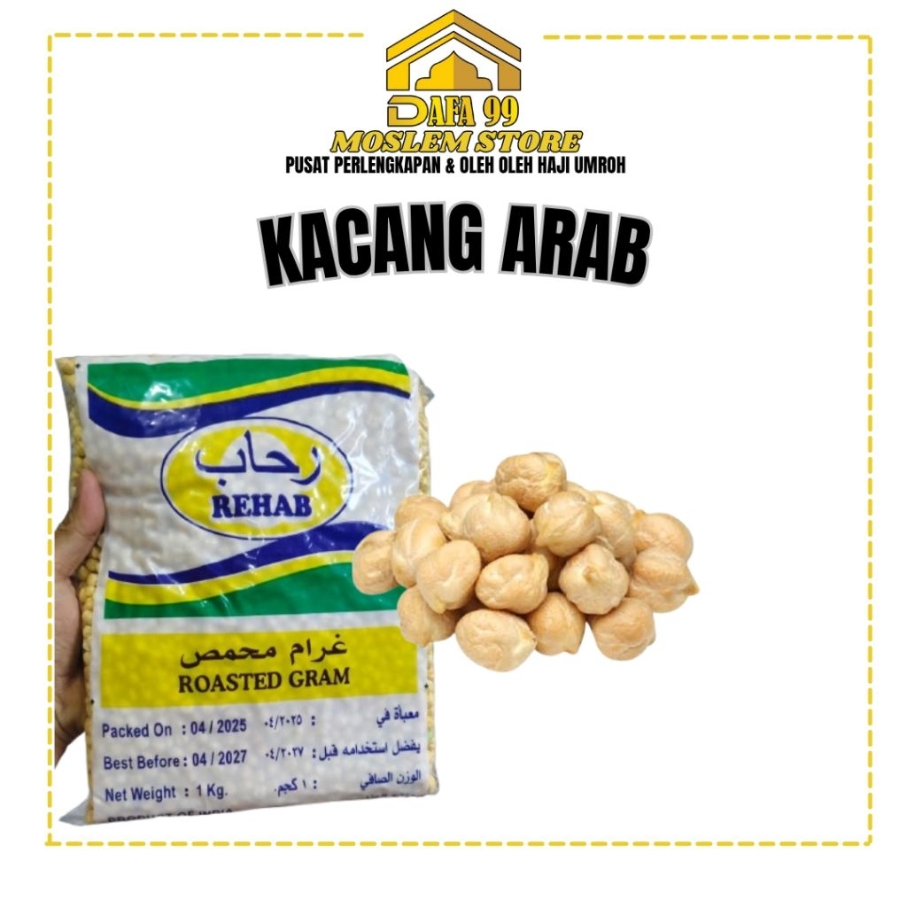 

Kacang Arab | Chickpeas | Oleh Oleh Haji Umroh | Kabuli Oleh Oleh Haji Umroh | Kacang Panggang | Pusat Perlengkapan Oleh Oleh Haji Umroh
