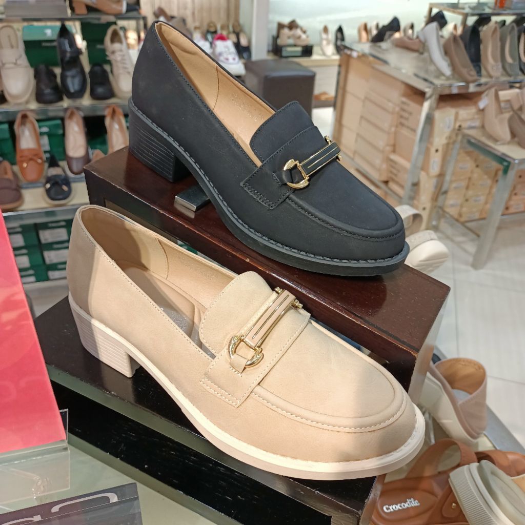 sepatu heels wanita 5cm formal/fantofel CROCODILE original