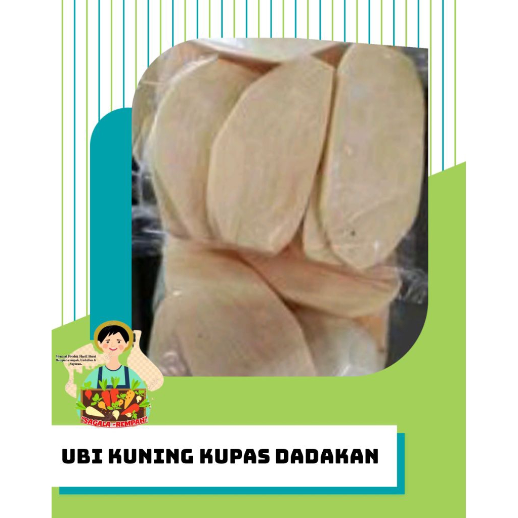 

UBI KUNING KUPAS DADAKAN 500-1000 GRAM (Siap Goreng Bisa Juga Untuk Di Kolak)