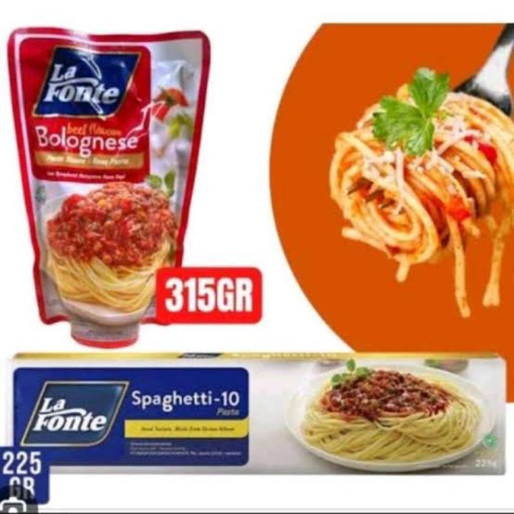 

La Fonte Paket spaghetii bolognese 315gr + spaghetti 225g