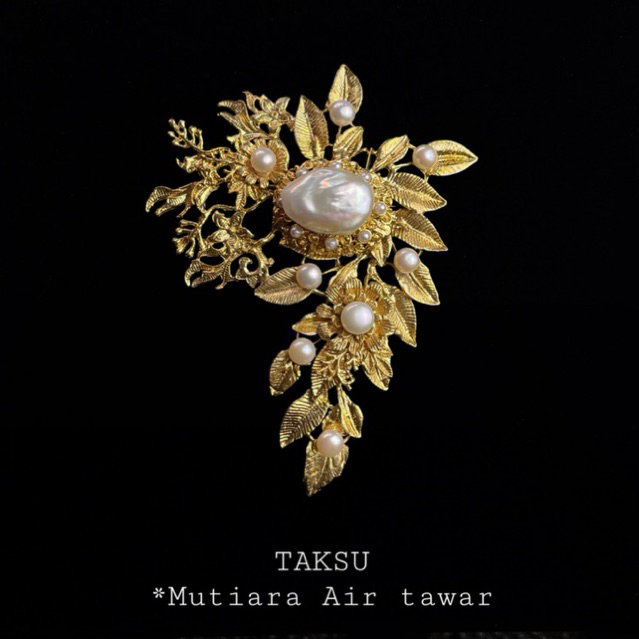 Set Bros Alpaka Bali Lapis Emas Premium Aksesoris Kebaya