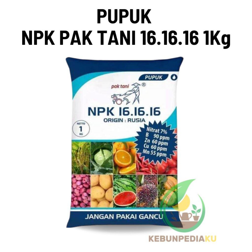 Pupuk NPK Pak Tani 161616 1kg