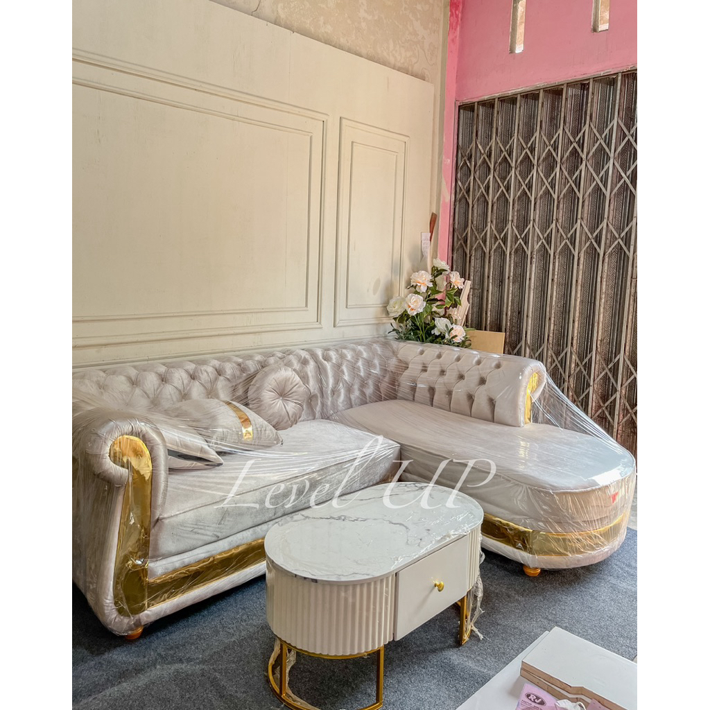 Sofa sudut minimalis / Sofa sudut mewah