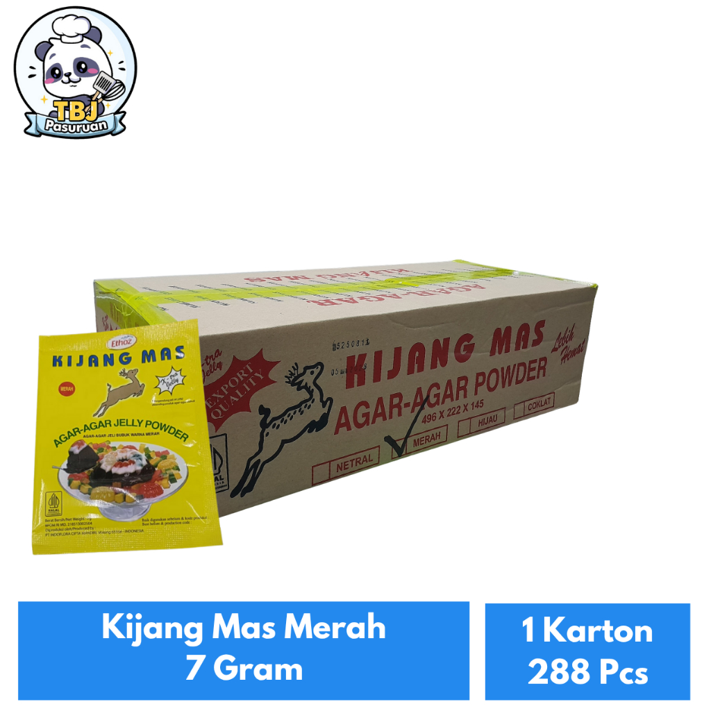 

Kijang Mas Merah 7 Gram Kemasan 1 Karton Isi 288 Pcs