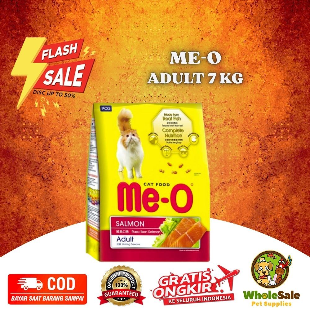 Me-O MeO SALMON 7kg makanan kucing
