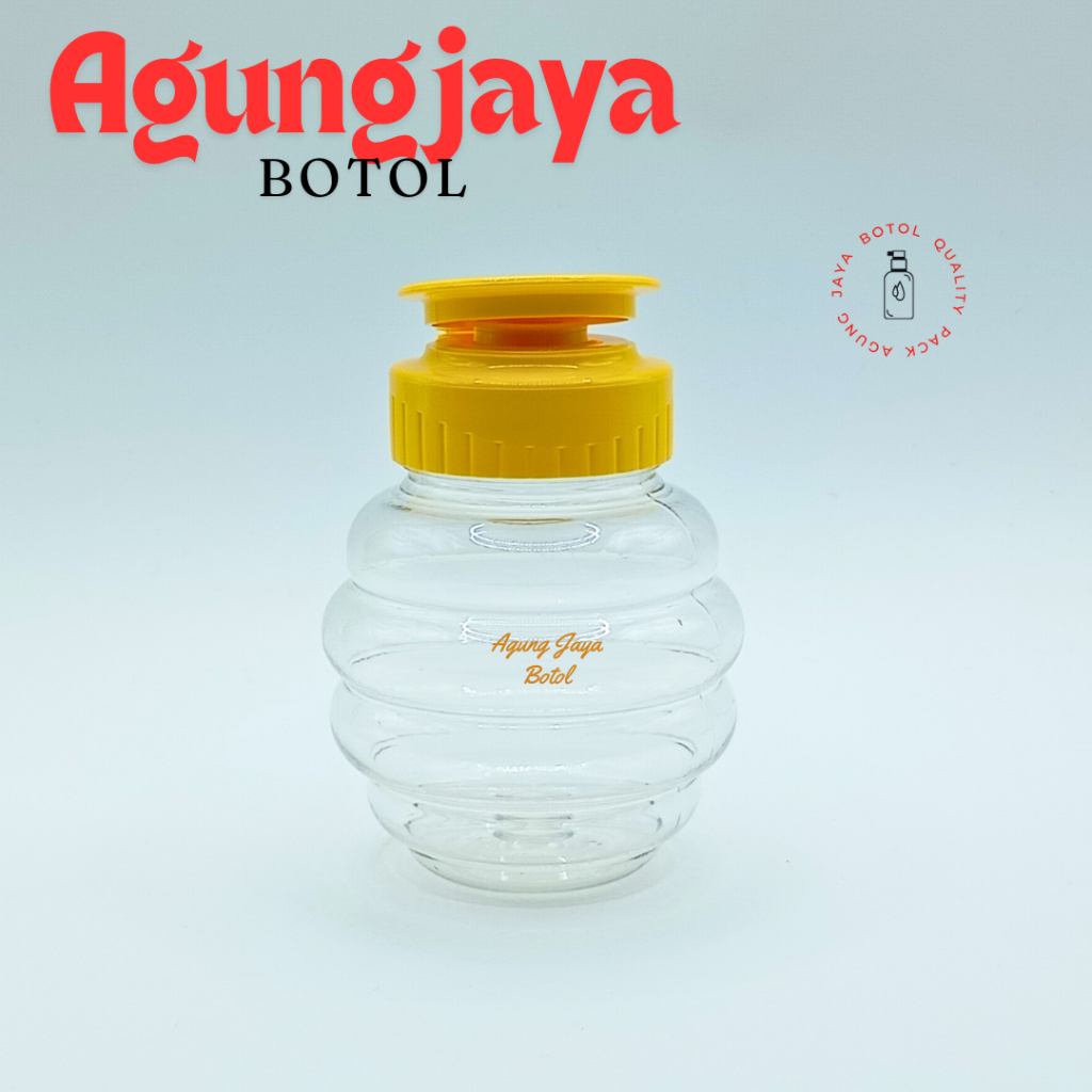 Botol 100 Ml Madu Bee Natural Tutup Fliptop / Botol Plastik / Botol Madu / Botol Madu TJ / Botol Mad