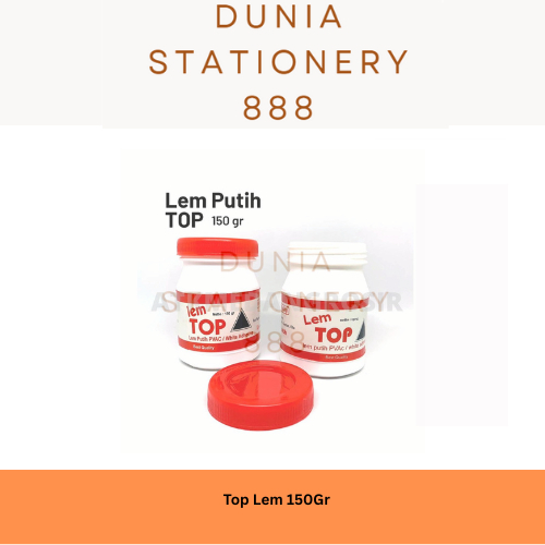 

Lem Top 150 gram Original Kecil Lem Kertas Botol Putih PVAC