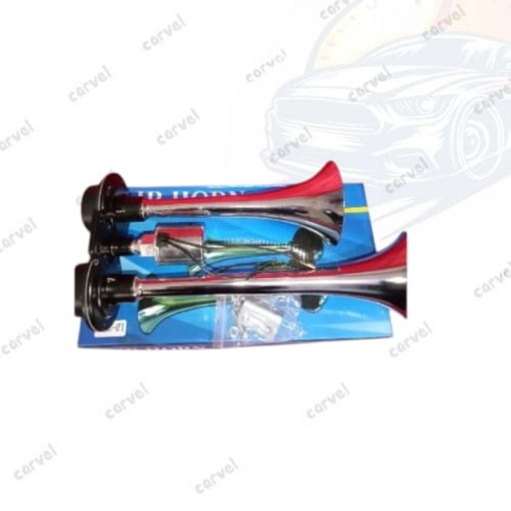 Klakson Air Horn 2 Corong (Cembung)